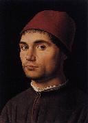 Antonello da Messina Portrait of a Man painting